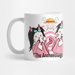 Cute Cat Archaeologist Mug